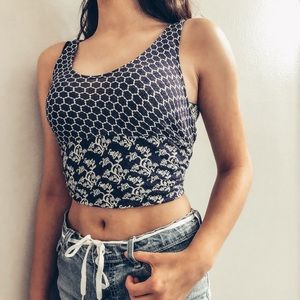 floral tank shirt
